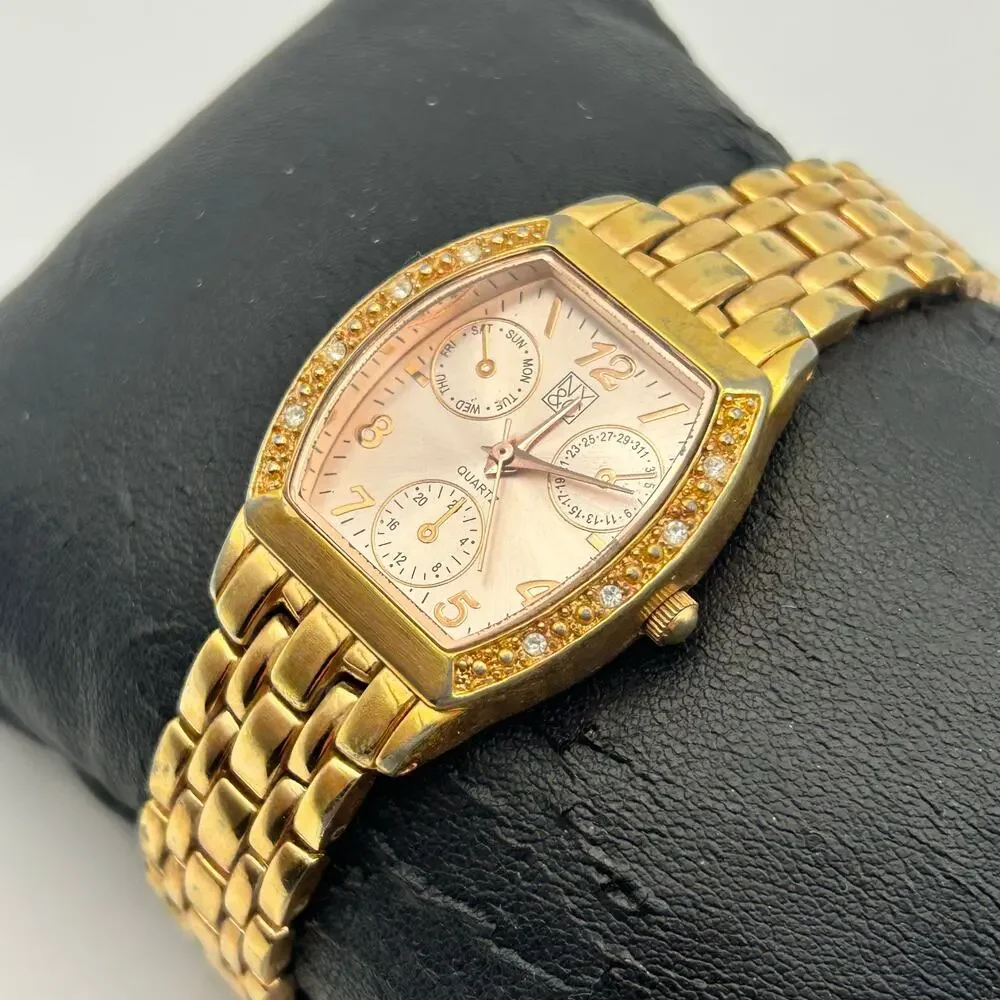 NY&C Rose Gold Women’s Fashion Watch Working New Battery
